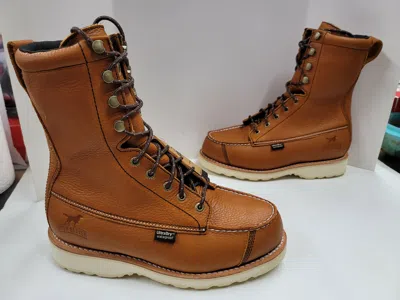 Pre-owned Irish Setter Wingshooter 9" Waterproof 400 Grams Insulated Hunting Boots 896 In Brown