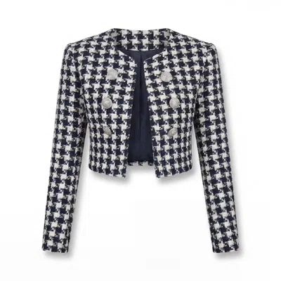 Irmak Su Guclu Women's Blue / White / Silver Ganges Jacket In Multi