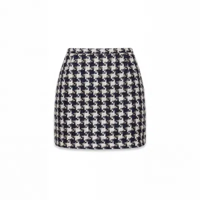 Irmak Su Guclu Women's White / Blue / Silver Ganges Skirt In Multi