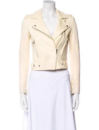 Pre-owned Iro 2020 Luigaspe Biker Jacket In Neutral