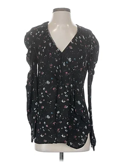 Pre-owned Iro 3/4 Sleeve Blouse In Black