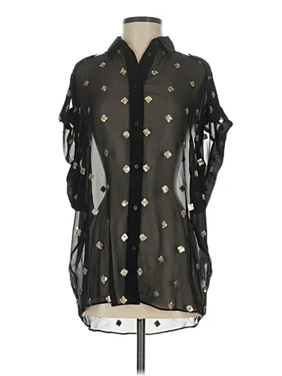 Iro 3/4 Sleeve Blouse In Black
