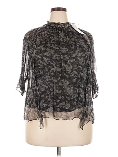 Pre-owned Iro 3/4 Sleeve Blouse In Black