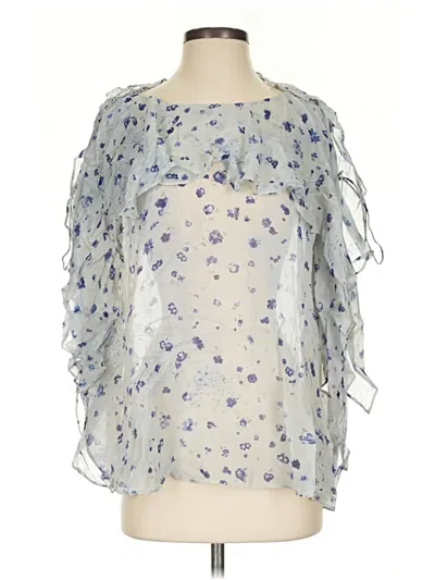 Pre-owned Iro 3/4 Sleeve Blouse In Blue
