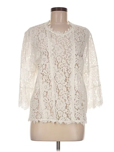 Pre-owned Iro 3/4 Sleeve Blouse In Ivory