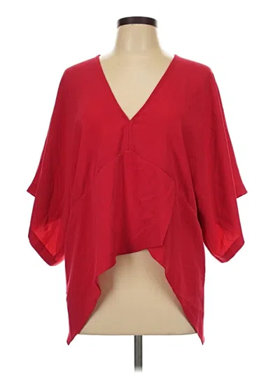 Pre-owned Iro 3/4 Sleeve Blouse In Red