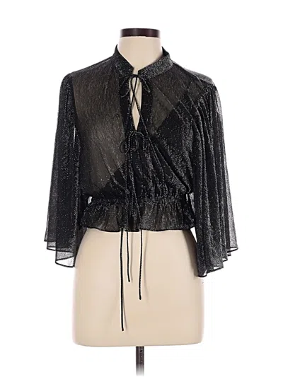 Pre-owned Iro 3/4 Sleeve Blouse In Silver