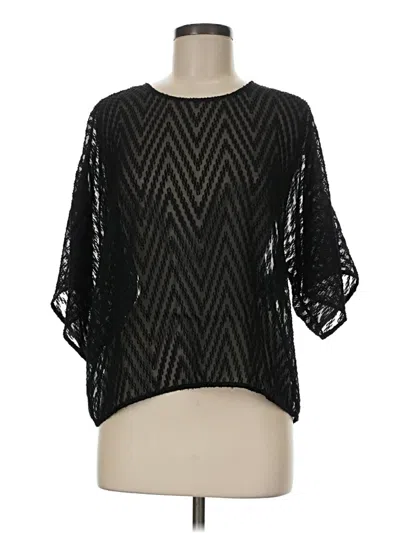 Pre-owned Iro 3/4 Sleeve Top Black Keyhole Neckline Tops