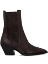 Iro 55mm Mazola Fit Ankle Boots In Red