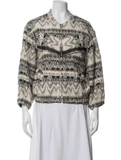 Pre-owned Iro Acetate Patterned Jacket In Neutrals