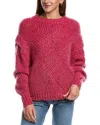 Iro Acia Wool & Mohair-blend Sweater In Red