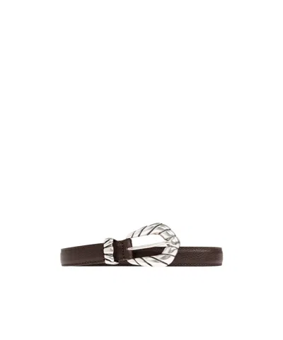 Iro Embella Buckle-fastening Belt In Brown