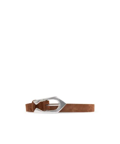 Iro Cuff Buckle-fastening Belt In Brown