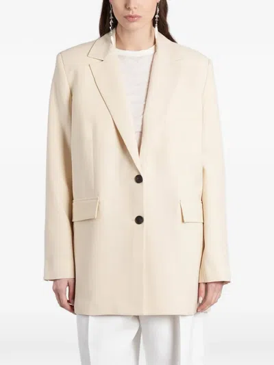 Iro Alapi Oversized Single-breasted Jacket In Neutral