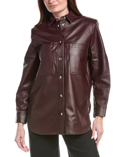 IRO ALEGRE LEATHER SHIRT