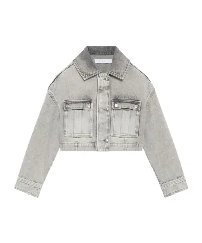 Iro Alessio Denim Jacket In Gray