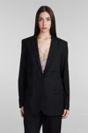 IRO ALLAN BLAZER IN BLACK WOOL