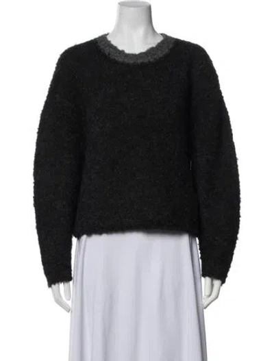 Pre-owned Iro Alpaca Crew Neck Sweater In Black