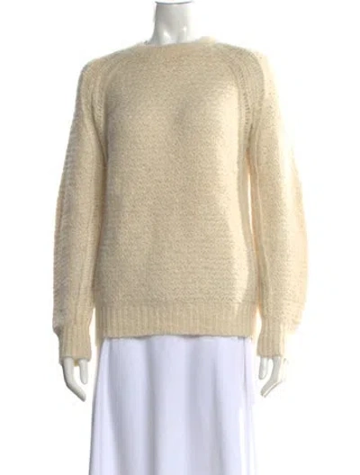 Pre-owned Iro Alpaca Crew Neck Sweater In Neutral