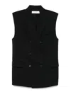 Iro Women's Wool Blend Twill Weave Double-breasted Jacket In Black