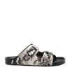 Iro Animal Pattern Slippers In Black