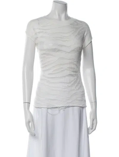 Pre-owned Iro Animal Print Crew Neck T-shirt In Neutrals