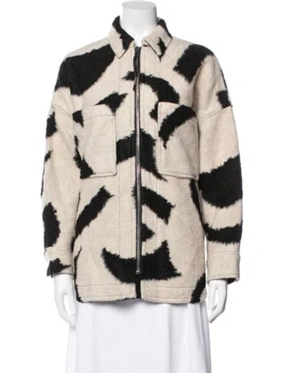 Pre-owned Iro Animal Print Jacket In Neutrals