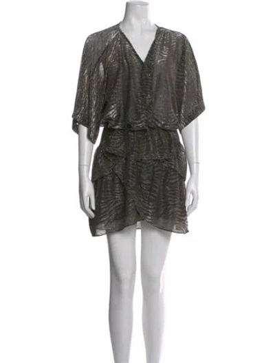 Pre-owned Iro Animal Print Mini Dress