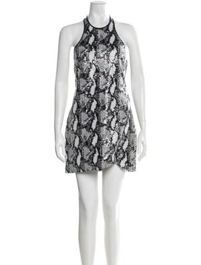 Pre-owned Iro Animal Print Mini Dress In Multi