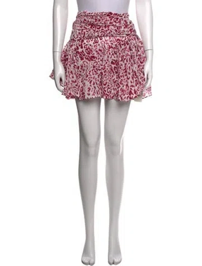 Pre-owned Iro Animal Print Shorts In Neutrals