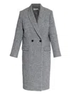 Iro Arianna Double-breasted Coat In Gray
