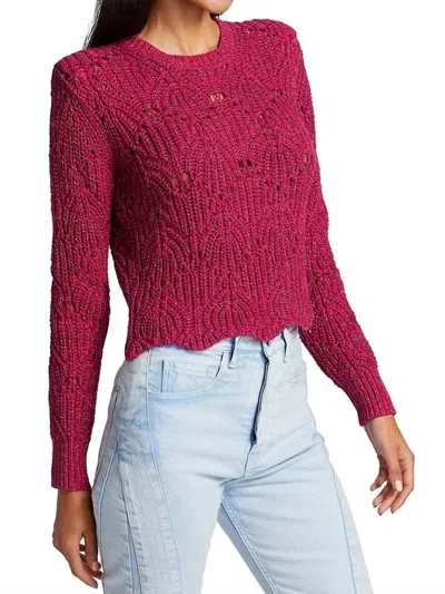 Iro Aryna Sweater In Fuschia In Red