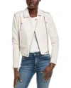 Iro Ashley Suede Jacket In White