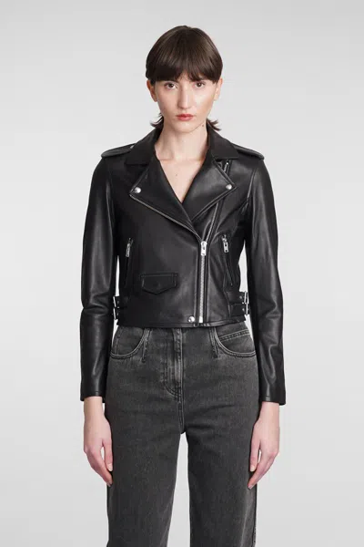 Iro Ashville Biker Jacket In Black