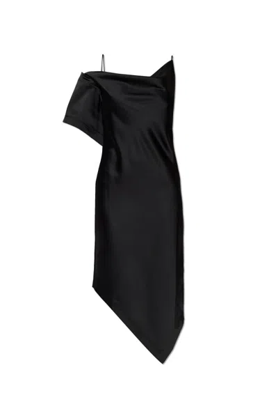 Iro Asymmetrical Design Dress In Black