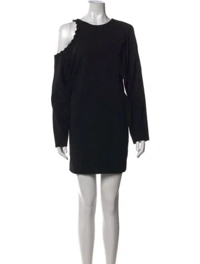Pre-owned Iro Asymmetrical Mini Dress W/ Tags In Black