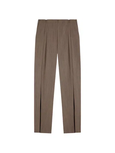 Iro Auge Pleated Trousers In Brown