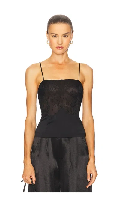 Iro Bania Top In Black