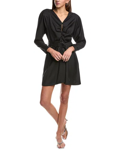 Iro Baomi Wool Mini Dress In Black
