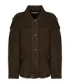 Iro Barrie Buttoned Jacket In Brown