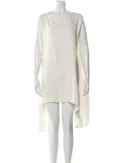 Pre-owned Iro Bateau Neckline Knee-length Dress In Neutral