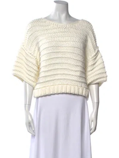 Pre-owned Iro Bateau Neckline Sweater In Neutrals