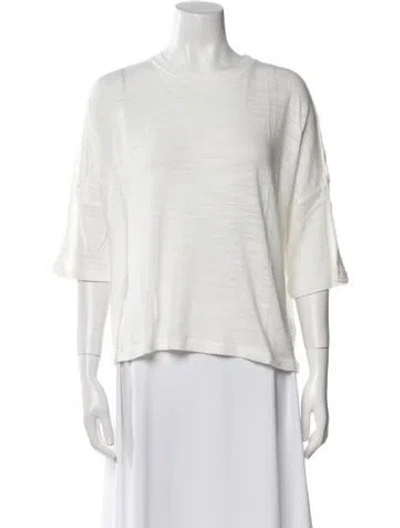 Pre-owned Iro Bateau Neckline Three-quarter Sleeve T-shirt W/ Tags In White