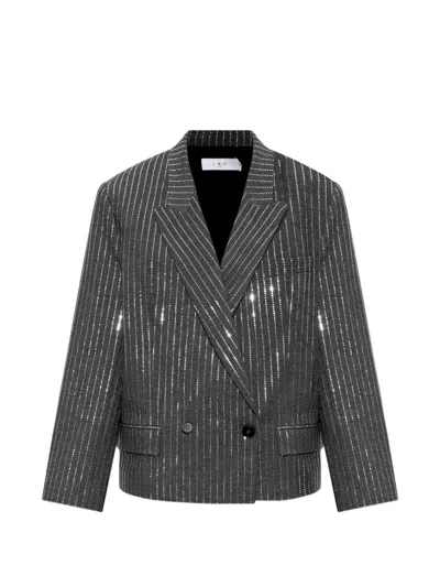 Iro Bay Sequin-embellished Blazer In Black