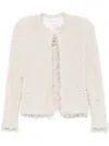 Iro Shavani Cotton Jacket In Neutral