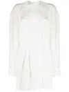 Iro Belinda Short Lace Dress In White