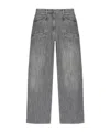 Iro Belt Loop Denim Trousers In Gray