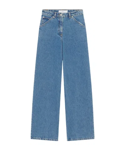 Iro Belt-loop Jeans In Blue