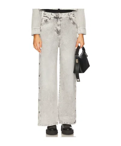 Iro Belt Loop Jeans In Mixed Gray