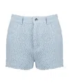 Iro Belt-loop Shorts In Blue